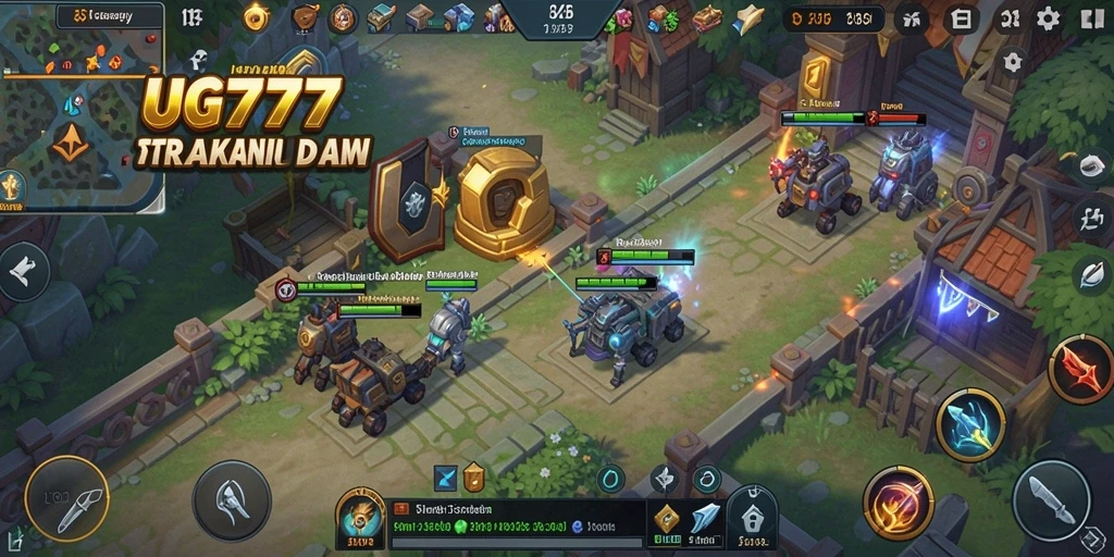 Antarmuka menarik dan fitur gameplay strategis UG777.