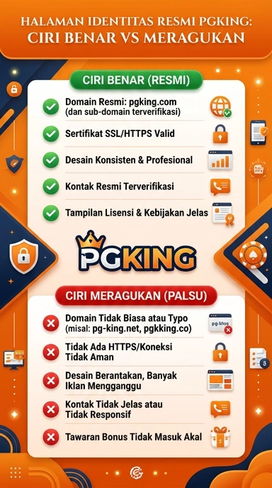 Tampilan kanal resmi pgking